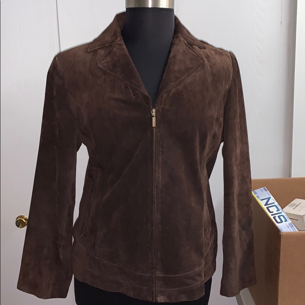 XL Preston and York Brown Leather Jacket
